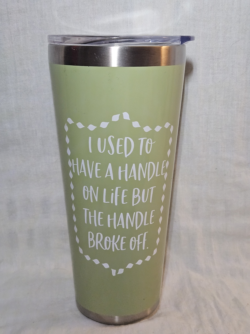 PURE Antimicrobial 32oz Handle On Life Tumbler